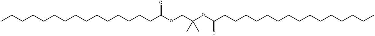 Bis(hexadecanoic acid)2-methyl-1,2-propanediyl ester 结构式