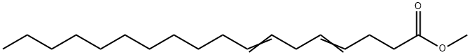 4,7-オクタデカジエン酸メチル 化学構造式