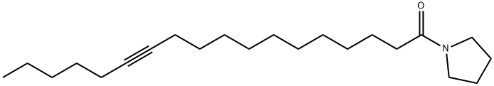 1-(1-Oxo-12-octadecynyl)pyrrolidine 结构式