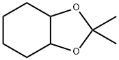 1,3-Benzodioxole,  hexahydro-2,2-dimethyl- Struktur