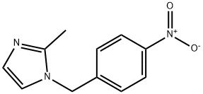 2-メチル-1-(4-ニトロベンジル)-1H-イミダゾール 化学構造式