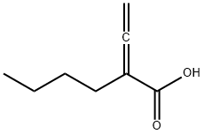 2-ethenylidenehexanoic acid Struktur