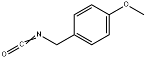 4-甲氧苄基异氰酸酯, 56651-60-6, 结构式