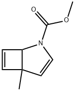 5-メチル-2-アザビシクロ[3.2.0]ヘプタ-3,6-ジエン-2-カルボン酸メチル 化学構造式