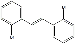 1,1'-[(Z)-1,2-エテンジイル]ビス(2-ブロモベンゼン) 化学構造式