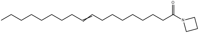 1-(9-オクタデセノイル)アゼチジン 化学構造式