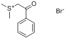 ジメチル(2-オキソ-2-フェニルエチル)スルホニウム·ブロミド 化学構造式