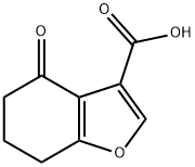 4-氧杂-4,5,6,7-四氢苯并[B]呋喃-3-羧酸 结构式