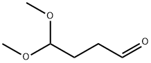 4,4-ジメトキシブチルアルデヒド 化学構造式