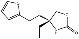 2-Oxazolidinone,4-ethyl-4-[2-(2-furanyl)ethyl]-,(4R)-(9CI) Structure