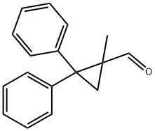 1-Methyl-2,2-diphenylcyclopropanecarbaldehyde Structure