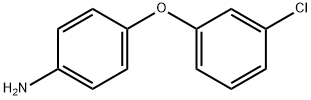 4-(3-クロロフェノキシ)ベンゼンアミン 化学構造式