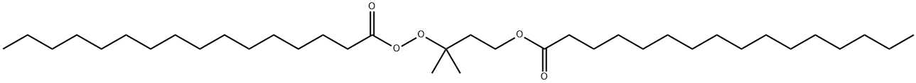 Hexadecaneperoxoic acid 1,1-dimethyl-3-(hexadecanoyloxy)propyl ester Structure