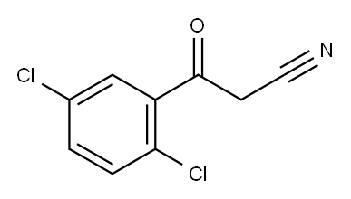 3-(2,5-dichlorophenyl)-3-oxopropanenitrile Struktur