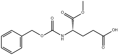 N-カルボベンゾキシ-L-グルタミン酸1-メチル 化学構造式