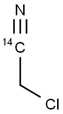 CHLOROACETONITRILE, [1-14C] Structure