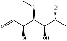 6-Deoxy-3-O-methyl-D-glucose Struktur