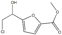 2-Furancarboxylic acid, 5-(2-chloro-1-hydroxyethyl)-, methyl ester, (-)- (9CI) 结构式