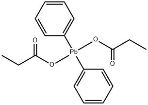 diphenyllead, propanoic acid Structure