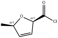 2-Furancarbonyl chloride, 2,5-dihydro-5-methyl-, cis- (9CI) 结构式