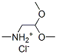 2,2-dimethoxyethyl(methyl)ammonium chloride Structure