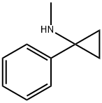 N-メチル-1-フェニルシクロプロパンアミン 化学構造式