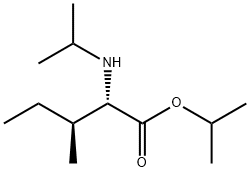 N-(1-メチルエチル)-L-イソロイシン1-メチルエチル 化学構造式