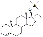 Trimethyl[[(17S)-19-norpregnan-4-en-17-yl]oxy]silane Structure