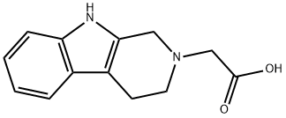 1,3,4,9-Tetrahydro-2H-pyrido[3,4-b]indole-2-acetic acid Structure