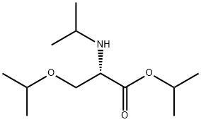 N,O-Bis(1-methylethyl)-L-serine 1-methylethyl ester 结构式