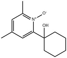 2,4-Dimethyl-6-(1-hydroxycyclohexyl)pyridine 1-oxide 结构式