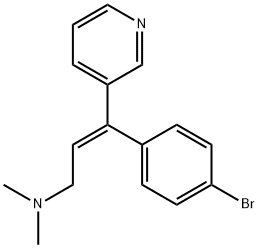 (E)-3-(4-Bromophenyl)-N,N-dimethyl-3-(3-pyridyl)-2-propen-1-amine Structure
