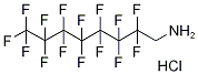2,2,3,3,4,4,5,5,6,6,7,7,8,8,8-Pentadecafluorooctylamine hydrochloride 结构式