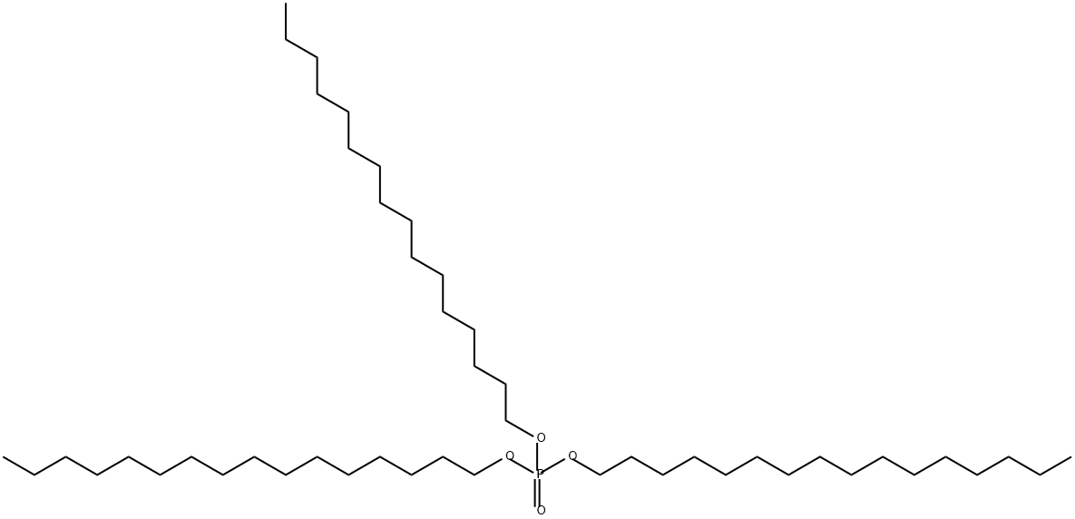 りん酸トリヘキサデシル 化学構造式