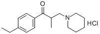 エペリゾン塩酸塩 化学構造式