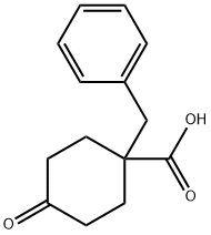 1-苄基-4-环己酮羧酸 结构式