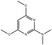 2-Dimethylamino-4,6-dimethoxypyrimidine 结构式