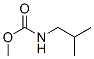 (2-メチルプロピル)カルバミド酸メチル 化学構造式