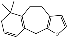 5,6,7,10-Tetrahydro-6,6-dimethyl-4H-benzo[5,6]cyclohepta[1,2-b]furan Structure
