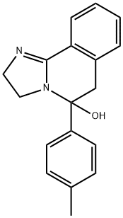 2,3,5,6-テトラヒドロ-5-p-トリルイミダゾ[2,1-a]イソキノリン-5-オール 化学構造式