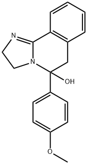 2,3,5,6-Tetrahydro-5-(4-methoxyphenyl)imidazo[2,1-a]isoquinolin-5-ol Structure