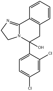5-(2,4-Dichlorophenyl)-2,3,5,6-tetrahydroimidazo[2,1-a]isoquinolin-5-ol Structure