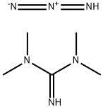 N,N,N',N'-TETRAMETHYLGUANIDINIUM AZIDE Struktur