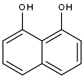 1,8-二羟基萘 结构式