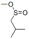2-Methyl-1-propanesulfinic acid methyl ester Structure