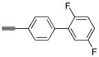 4'-Ethynyl-2,5-difluorobiphenyl Struktur