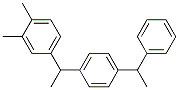 1-[1-(3,4-ジメチルフェニル)エチル]-4-(1-フェニルエチル)ベンゼン 化学構造式