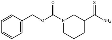 1-CBZ-3-哌啶甲硫酰胺, 569348-15-8, 结构式