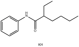 potassium 2-ethyl-N-phenylhexanamidate Structure