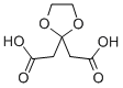 1,3-DIOXOLANE-2,2-DIACETIC ACID Struktur